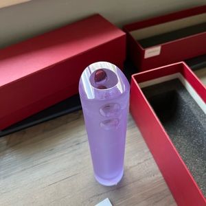 Moser purple glass vase NIB